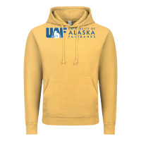 Vintage Mustard University of Alaska Fairbanks Vintage Hoodie - linhVisuals