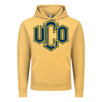 Vintage Mustard University of Central Oklahoma Vintage Hoodie - linhVisuals