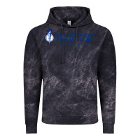 Cloud Black Barton College Vintage Hoodie - linhVisuals