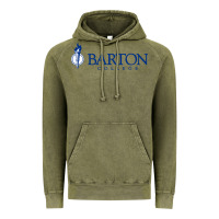 Vintage Olive Barton College Vintage Hoodie - linhVisuals