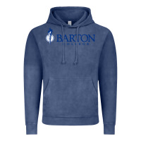 Vintage Denim Barton College Vintage Hoodie - linhVisuals