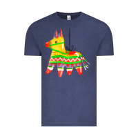 Vintage Denim pinata Vintage Tee - FaDigitalArtStudio