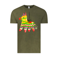Vintage Olive pinata Vintage Tee - FaDigitalArtStudio