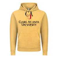 Vintage Mustard Clark Atlanta University Vintage Hoodie - linhVisuals