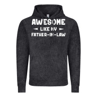 Vintage Black awesome like my father in law funny fathers day gift men wom t shirt Vintage Hoodie - linhVisuals