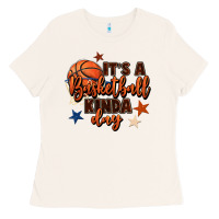 Bone it's a basketball kinda day Ladies Tee - FaDigitalArtStudio