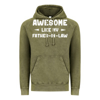 Vintage Olive awesome like my father in law funny fathers day gift men wom t shirt Vintage Hoodie - linhVisuals