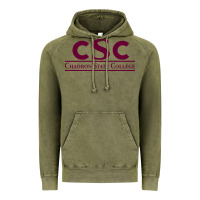 Vintage Olive Chadron State College Vintage Hoodie - linhVisuals