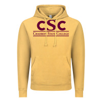 Vintage Mustard Chadron State College Vintage Hoodie - linhVisuals