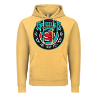 Vintage Mustard vancouver grizzlie retro Vintage Hoodie - linhVisuals