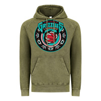Vintage Olive vancouver grizzlie retro Vintage Hoodie - linhVisuals