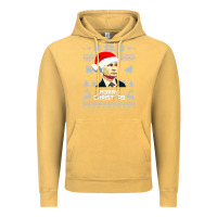 Vintage Mustard vladimir putin merry christmas Vintage Hoodie - linhVisuals