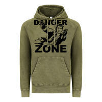 Vintage Olive archer danger zone Vintage Hoodie - linhVisuals