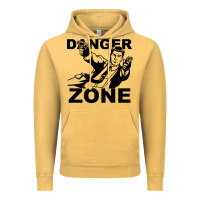 Vintage Mustard archer danger zone Vintage Hoodie - linhVisuals