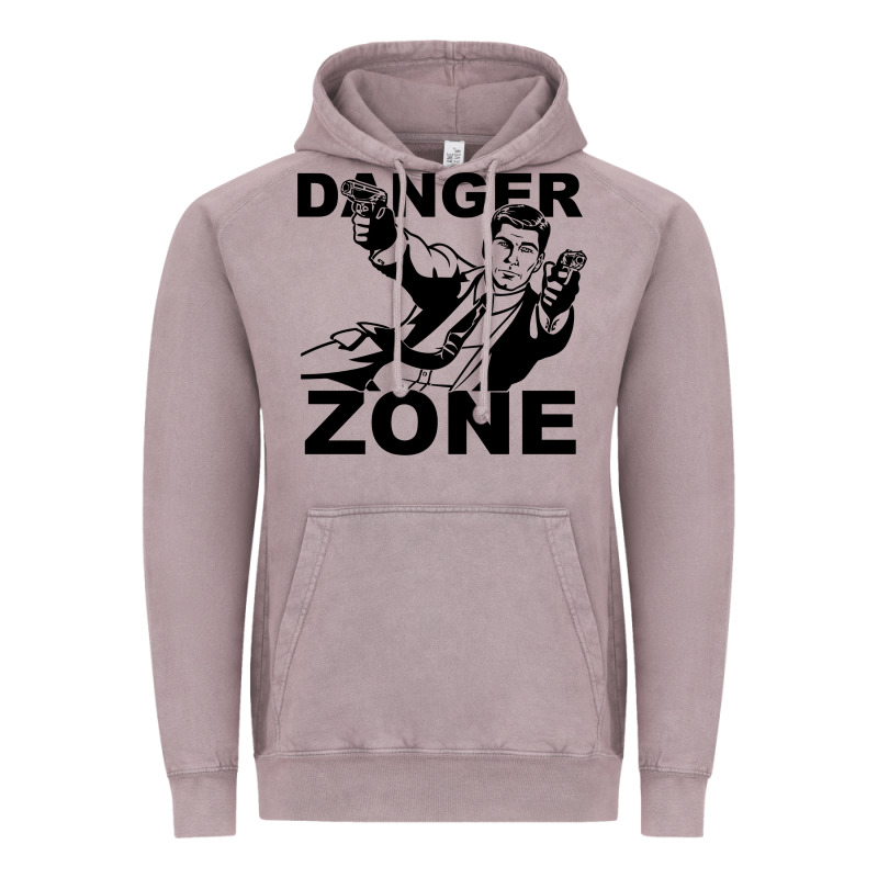 Archer Danger Zone Vintage Hoodie by linhVisuals | Teevron