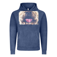 Vintage Denim labradoodle t  shirtfunny labradoodle face mask funny dog mouth t  shi Vintage Hoodie - linhVisuals