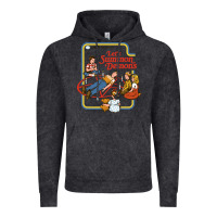 Vintage Black let's summon demons Vintage Hoodie - linhVisuals