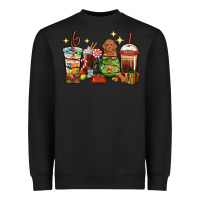 Black Christmas coffee cups with Poodle Heavyweight Sweatshirt - RanaPortraitStore