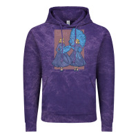 Cloud Purple sisters    white christmas Vintage Hoodie - linhVisuals