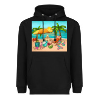 Black summer Heavyweight Hoodie - RanaPortraitStore