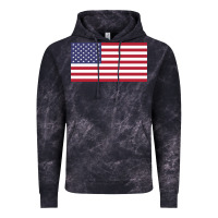 Cloud Black american flag Vintage Hoodie - linhVisuals