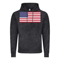 Vintage Black american flag Vintage Hoodie - linhVisuals