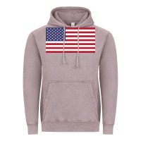 Vintage Zinc american flag Vintage Hoodie - linhVisuals
