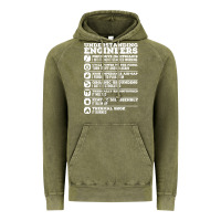Vintage Olive understanding engineers funny Vintage Hoodie - linhVisuals