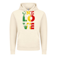 Vintage Artic one love rasta reggae Vintage Hoodie - linhVisuals