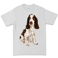 Dove Grey english cocker spaniel Premium Tee - FaDigitalArtStudio