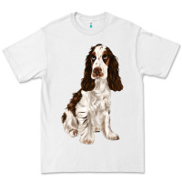 White english cocker spaniel Premium Tee - FaDigitalArtStudio