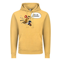 Vintage Mustard calvin Vintage Hoodie - linhVisuals