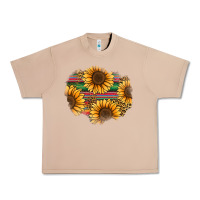 Burro sunflower leopard serape patch Urban Heavy Tee - Jasminsmagicworld