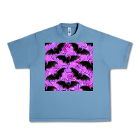 Pebble Blue halloween bat and stars seamless pattern Urban Heavy Tee - BundleAndBundleShop