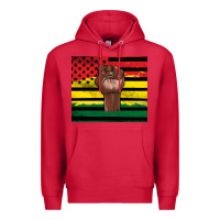 Cardinal Juneteenth American flag Premium Hoodie - Artiststas