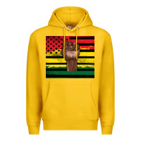 Lemon Juneteenth American flag Premium Hoodie - Artiststas