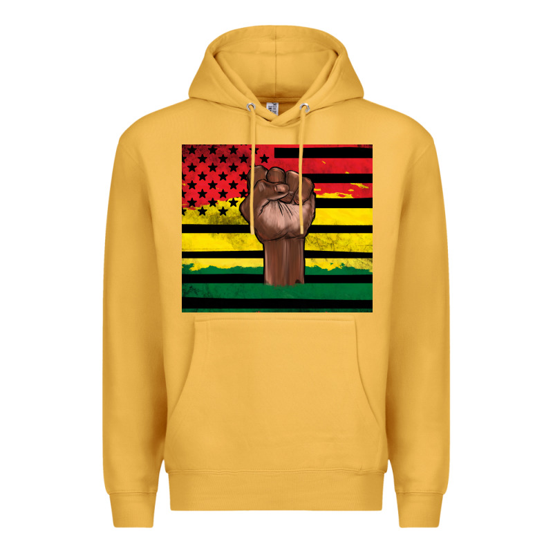 Juneteenth American Flag Premium Hoodie by Artiststas | Teevron