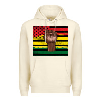 Sandshell Juneteenth American flag Premium Hoodie - Artiststas