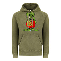 Vintage Olive rat fink  fk27 Vintage Hoodie - linhVisuals