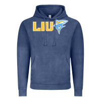 Vintage Denim long island university sharks Vintage Hoodie - linhVisuals