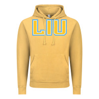Vintage Mustard long island university sharks Vintage Hoodie - linhVisuals