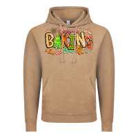 Vintage Coffee Christmas Baking Crew Vintage Hoodie - CowhideDigitalArt