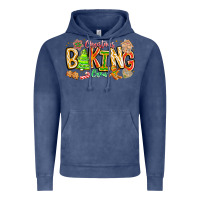 Vintage Denim Christmas Baking Crew Vintage Hoodie - CowhideDigitalArt