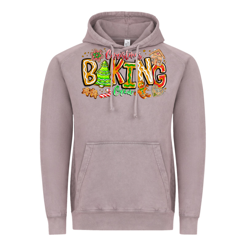 Christmas Baking Crew Vintage Hoodie by CowhideDigitalArt | Teevron