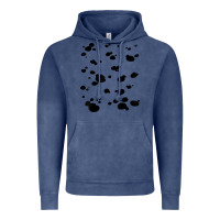 Vintage Denim dalmatian dog pattern funny diy costume t shirt Vintage Hoodie - linhVisuals