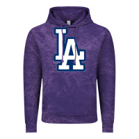 Cloud Purple la los angeles Vintage Hoodie - linhVisuals