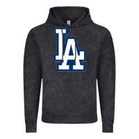 Vintage Black la los angeles Vintage Hoodie - linhVisuals