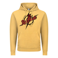 Vintage Mustard st. francis (pa) red flash Vintage Hoodie - linhVisuals