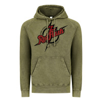 Vintage Olive st. francis (pa) red flash Vintage Hoodie - linhVisuals