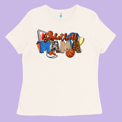 Basketball Mama Ladies Tee Designed By Fadigitalartstudio